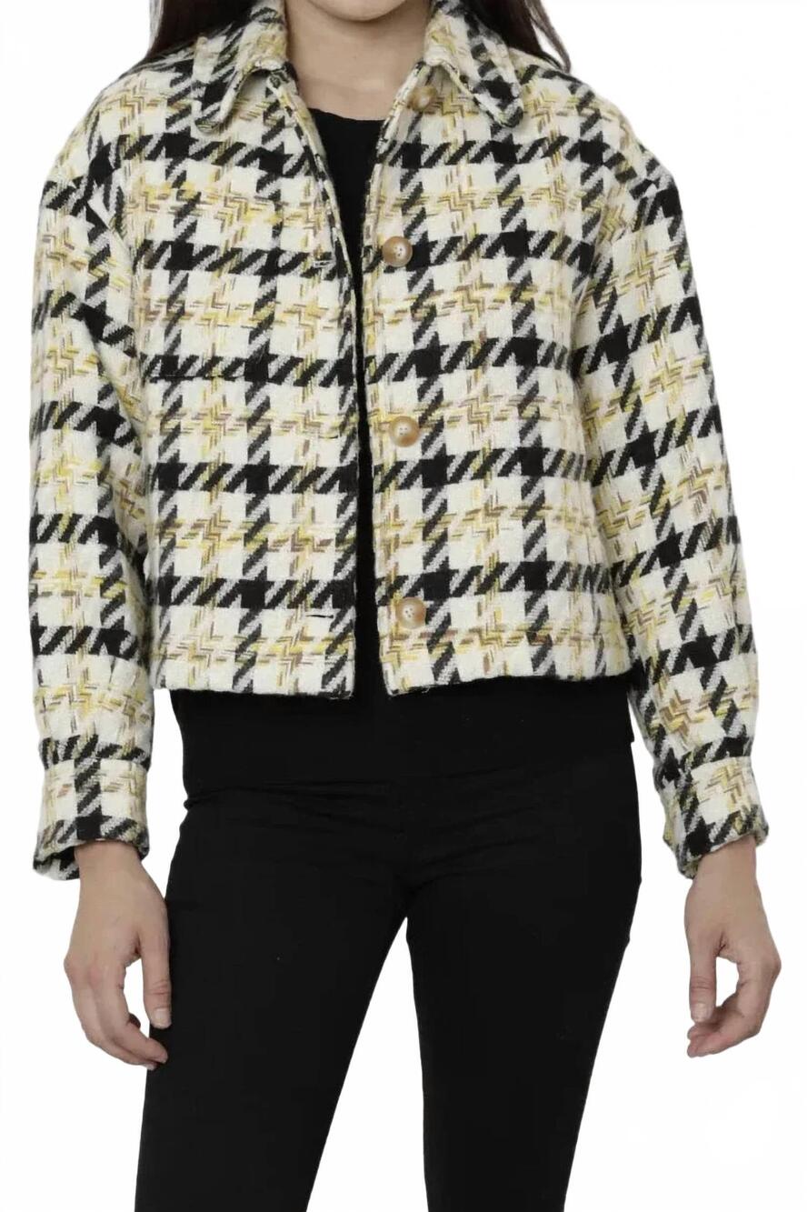 NEW DOLCE CABO blair button front jacket in black